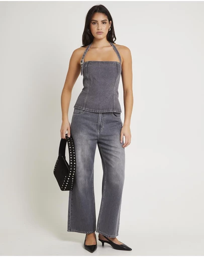 Insight - Allegra Corset Denim Top