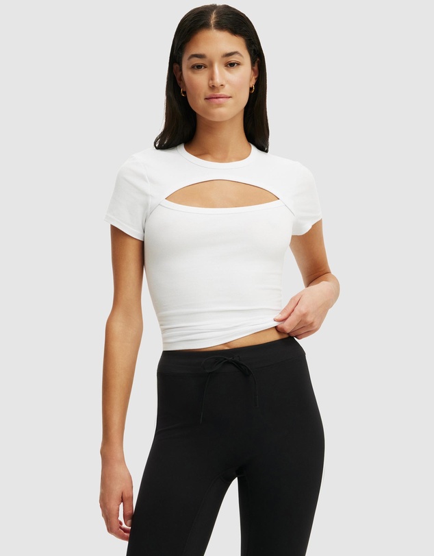 Cotton On Body Active - Active Keyhole Fitted T-Shirt