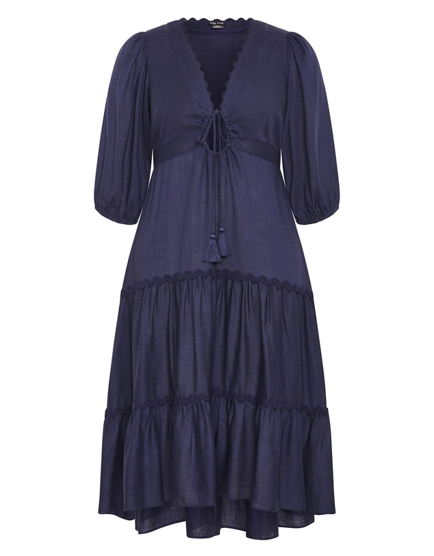 City Chic - Cabana Tiered Maxi Dress