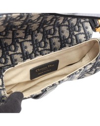 Pre-Loved by Azura Reborn - Pre-Loved Mini Oblique Canvas Saddle Bag