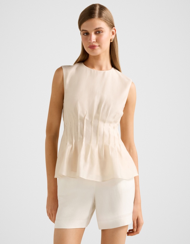Forever New - Taylor Pleated Detail Top