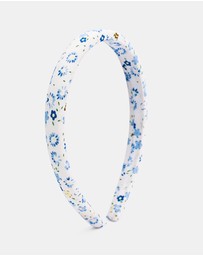 Morgan & Taylor - Holly Kids Spring Florals Headband in Blue