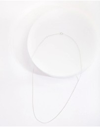 Lovisa - Sterling Silver 45cm Plain Chain Necklace