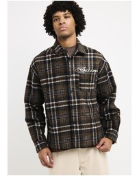 Black Noise White Rain - Script Long Sleeve Flannel