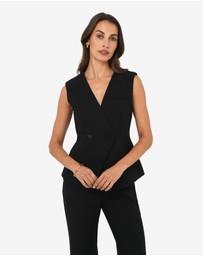 Forcast - Nikki Collarless Vest