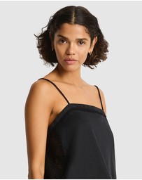 Sea Level Australia - Shore Linen Panelled Shift Cami Top