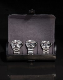 Wolf - Wolf Blake Watch Roll with Capsule - Brown