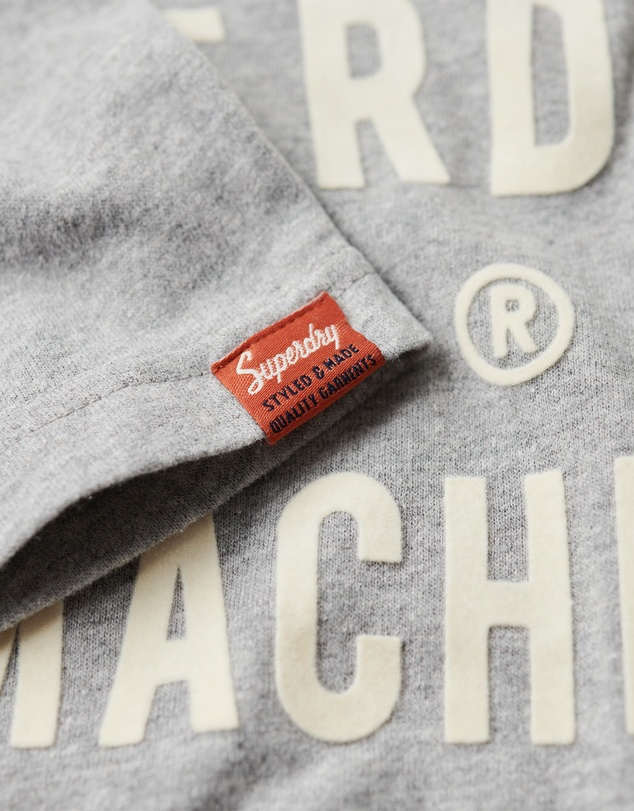 Superdry - Workwear Flock Graphic T-Shirt