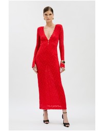 Bardot - Zenia Long Sleeve Midi Dress