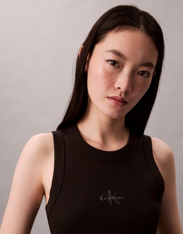 Calvin Klein Jeans - Monologo Rib Tank Top