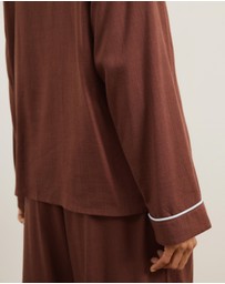 Atmos&Here - Ava Linen Blend Long PJ Set