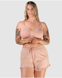 B Free Intimate Apparel - 100% Cotton Frill Shorts