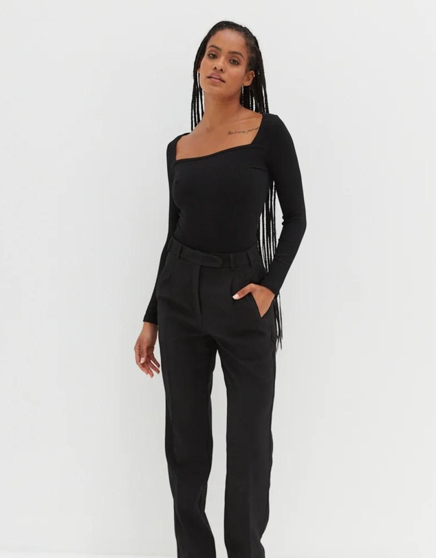 Style Addict - Crop Square Neck Top
