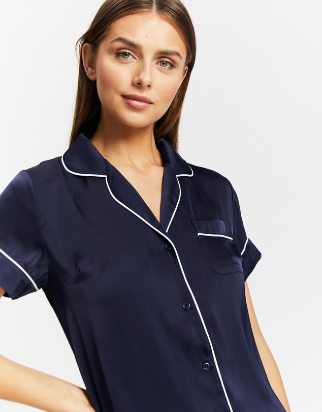 Atmos&Here - Lilah Short Satin PJ Set