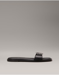 Calvin Klein - Leather Slides