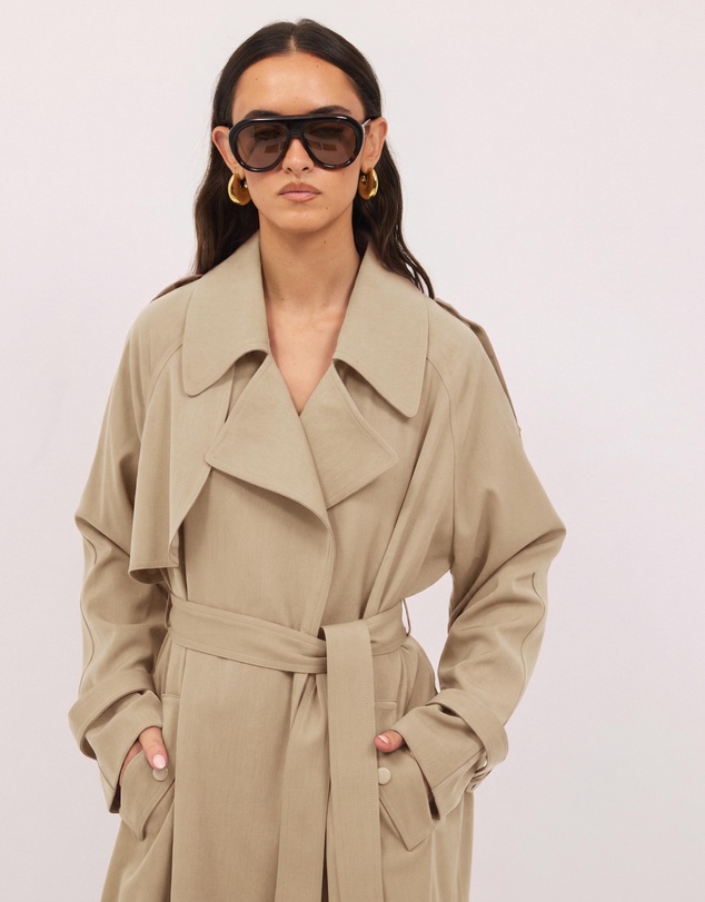 Calli - Karise Relaxed Trench Coat