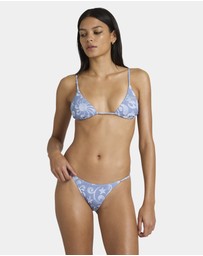 RVCA - Womens Sub Aloha Hi Waist Skimpy Bikini Bottom
