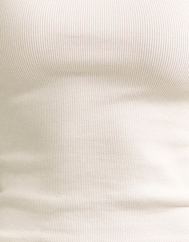 MVN - Ribbed Scoop Neck Top