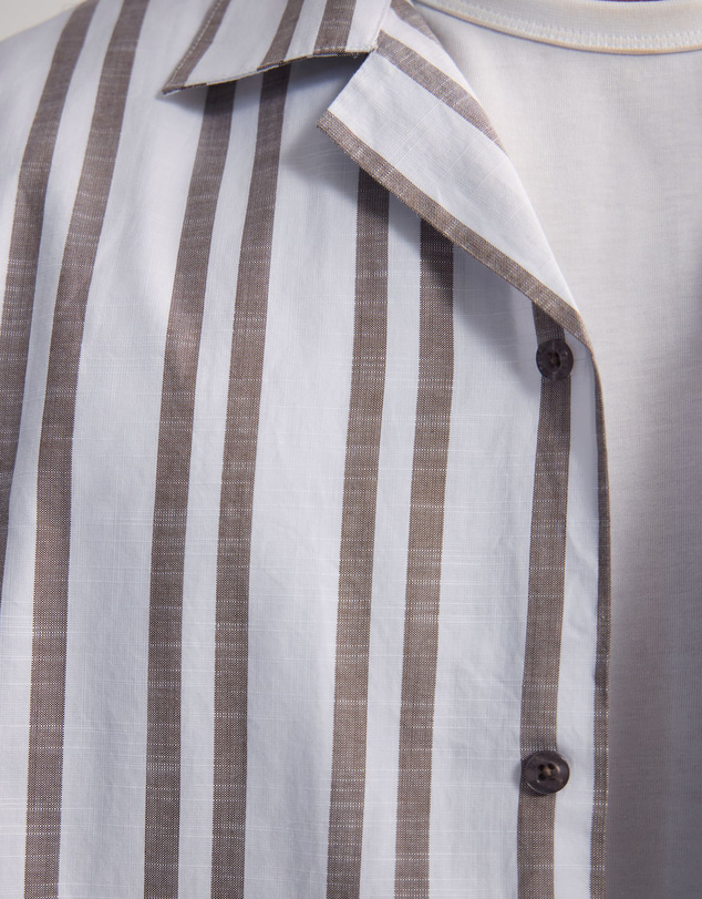 Oxford - Griffin Striped Short Sleeve Shirt