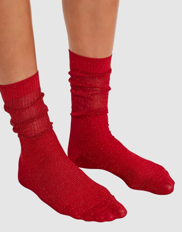 High Heel Jungle - Glitter Shimmery Lights Lurex Socks