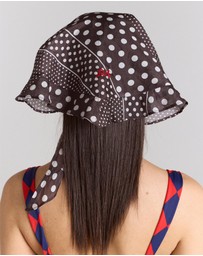 Damson Madder - Frill Edge Headscarf