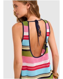 Subtitled - Alicante Stripes Knit Mini Dress
