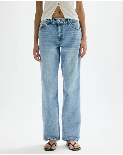 Minima Esenciales - Margot Low Rise Straight Jeans
