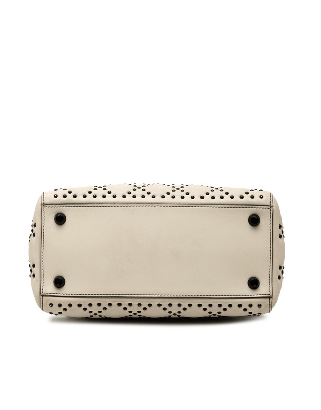 Pre-Loved by Azura Reborn - Pre-Loved Medium Lambskin Cannage Studded Supple Lady Dior