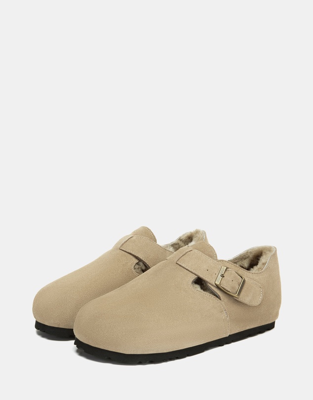 EVERAU - EverAU Ugg Hazora Cow Suede Upper Loafer Oxfords Flats