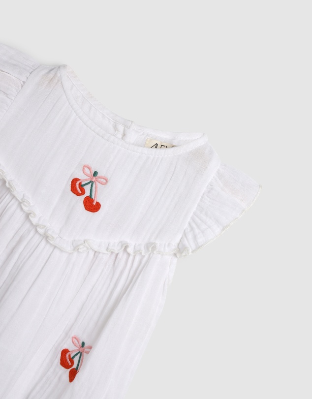 Alex & Ant - Pretty Romper - White