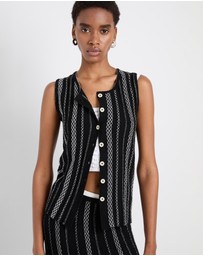 Proenza Schouler White Label - Alyna Vest In Textured Knit