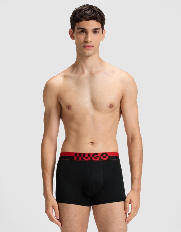 HUGO - 3-Pack Split Logo Trunks