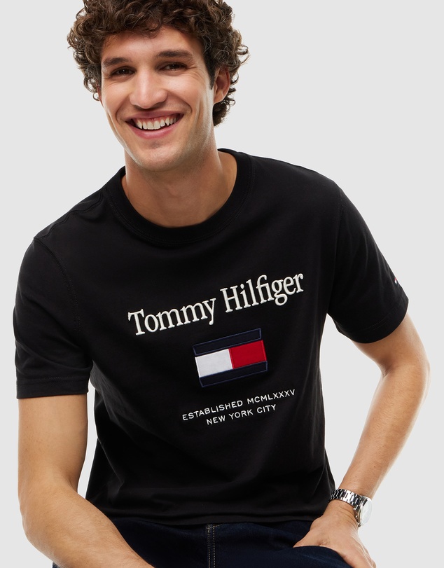 Tommy Hilfiger - Logo Embroidery Jersey T-Shirt