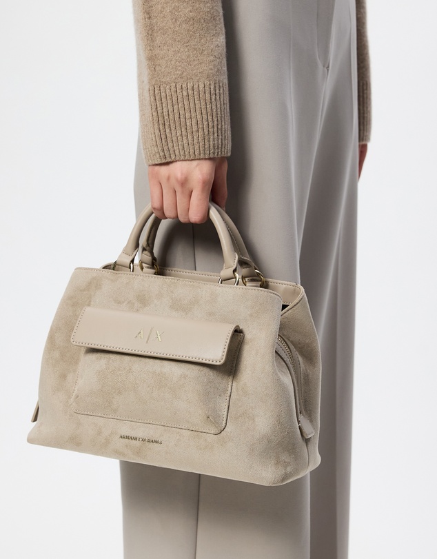 Armani Exchange - Nicole Suede Tote M
