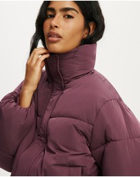 Cotton On Body Active - The Mother Puffer Funnel Neck Jacket