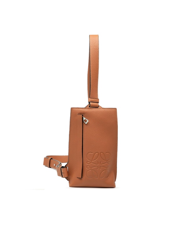 Pre-Loved by Azura Reborn - Pre-Loved Soft Grained Calfskin Vertical T Pocket Crossbody