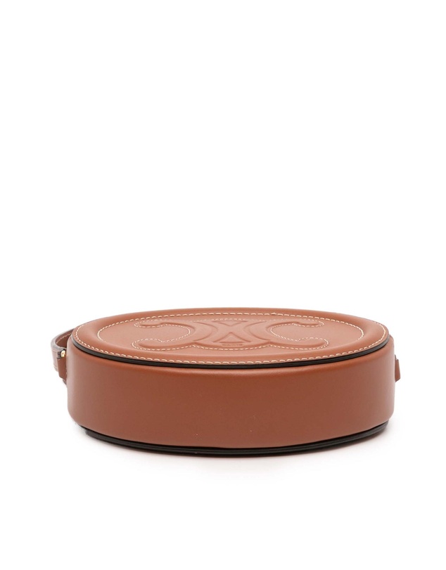 Pre-Loved by Azura Reborn - Pre-Loved Small Calfskin Cuir Triomphe Oval Crossbody