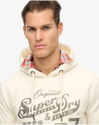 Superdry - Leather & Boot Co Script Hoodie