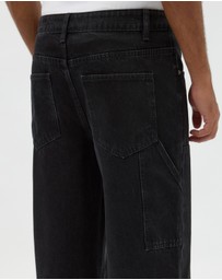 AERE - Organic Cotton Double Knee Carpenter Jeans