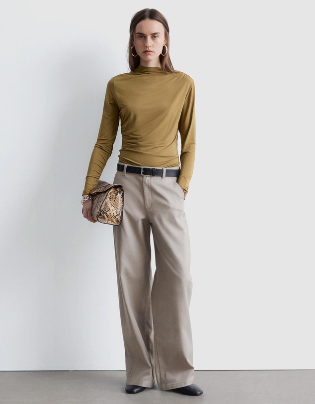 & Other Stories - Wide-Leg Twill Trousers