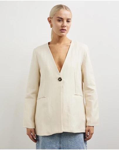 Sofia Irina - Single-Breasted Blazer