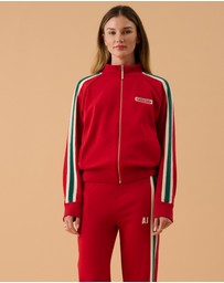 Araminta James - Retro Knit Zip Thru Jacket