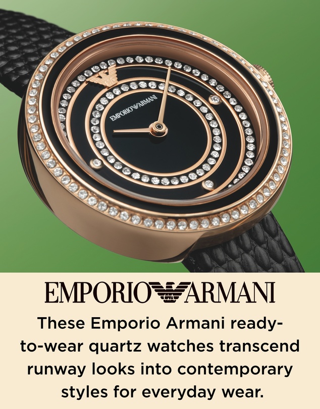 Emporio Armani - Silver Tone Analogue Watch