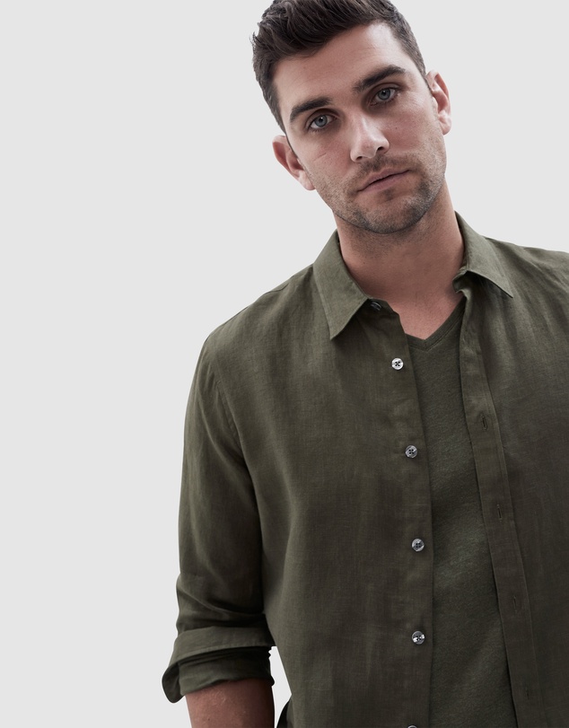 UNISON - Linen Regular Fit Shirt
