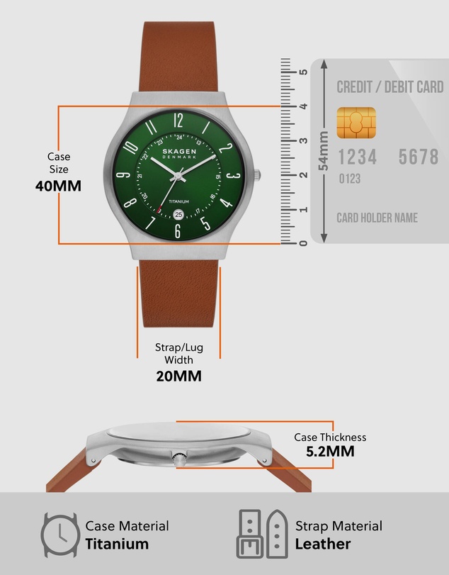 Skagen - Sundby Brown Analogue Watch