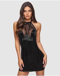 Ann Summers - Shade PU Dress Black