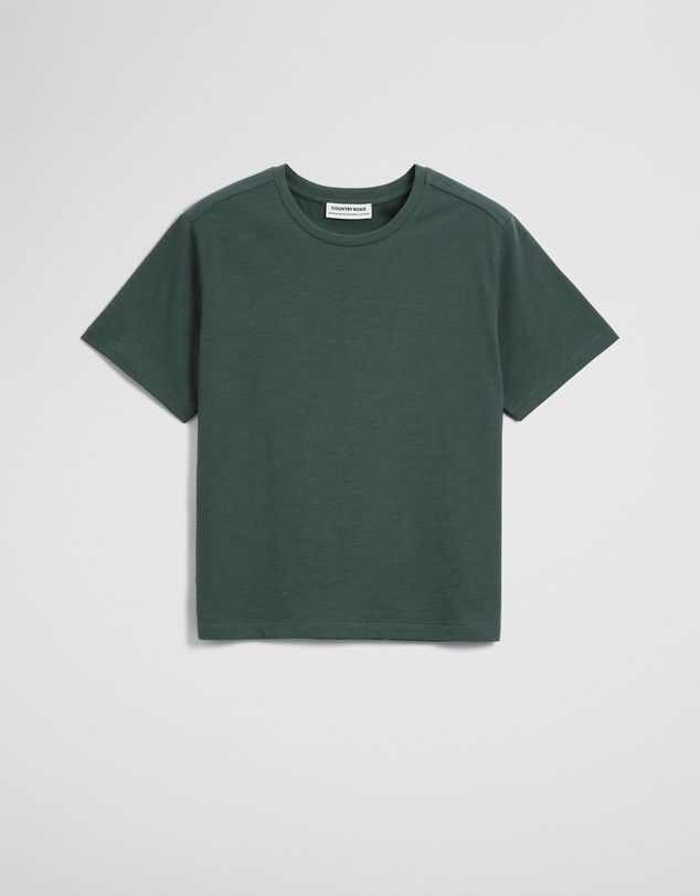 Country Road - Textured Short Sleeve Slub T-shirt