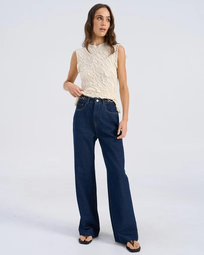 Vero Moda - Kathy Wide Leg Denim Jeans
