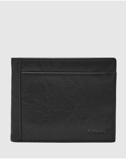 Fossil - Neel Black Wallet