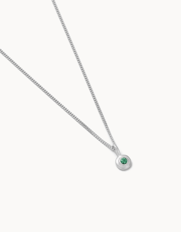 Kirstin Ash - Birthstone Necklace May Emerald